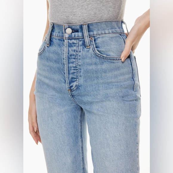 NWT Aritzia Denim Forum The Arlo High Rise Straight 30W 28L - Picture 4 of 9